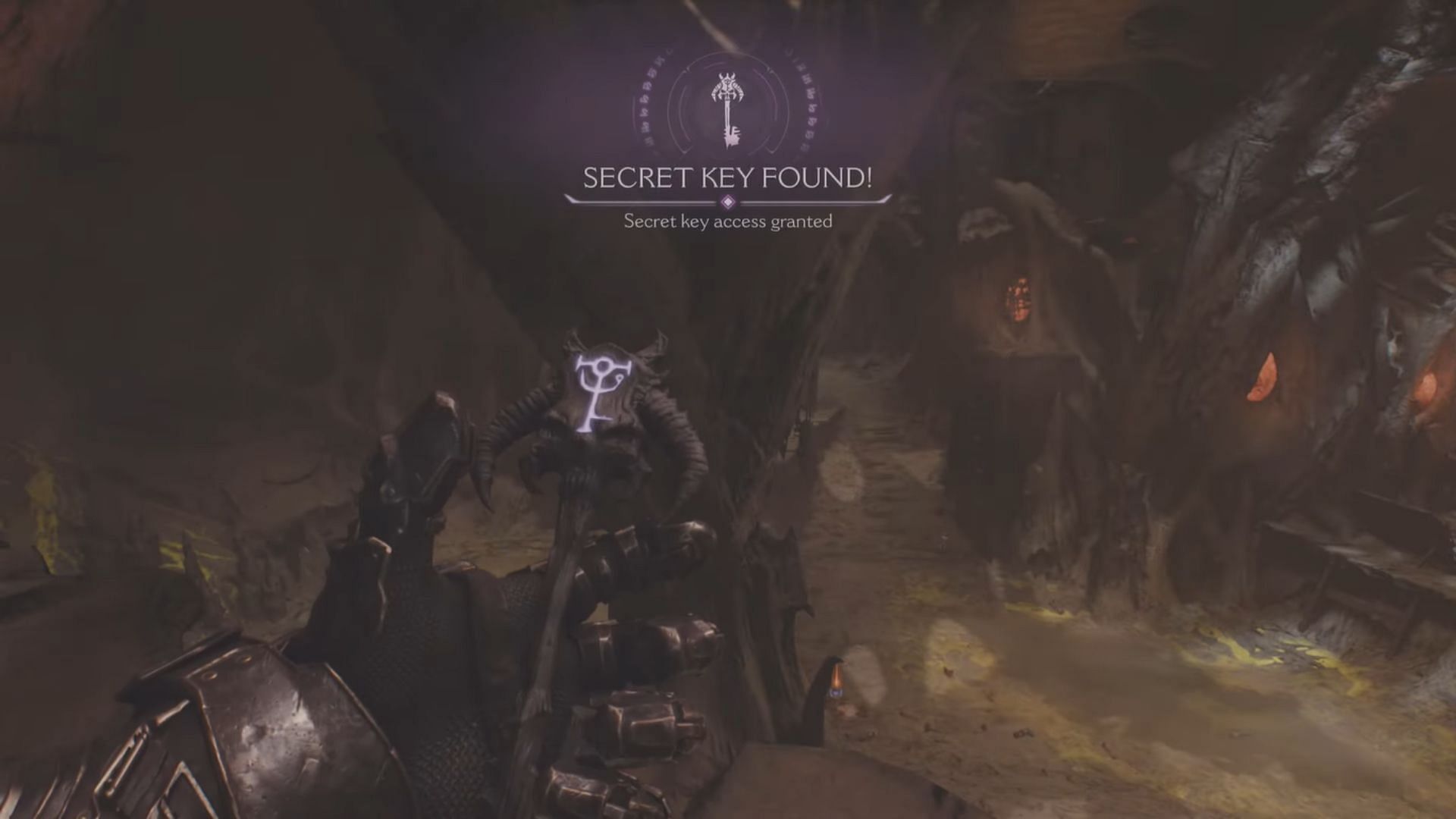 Hidden Key in Doom The Dark Ages chapter 9 (Image via Bethesda Softworks)